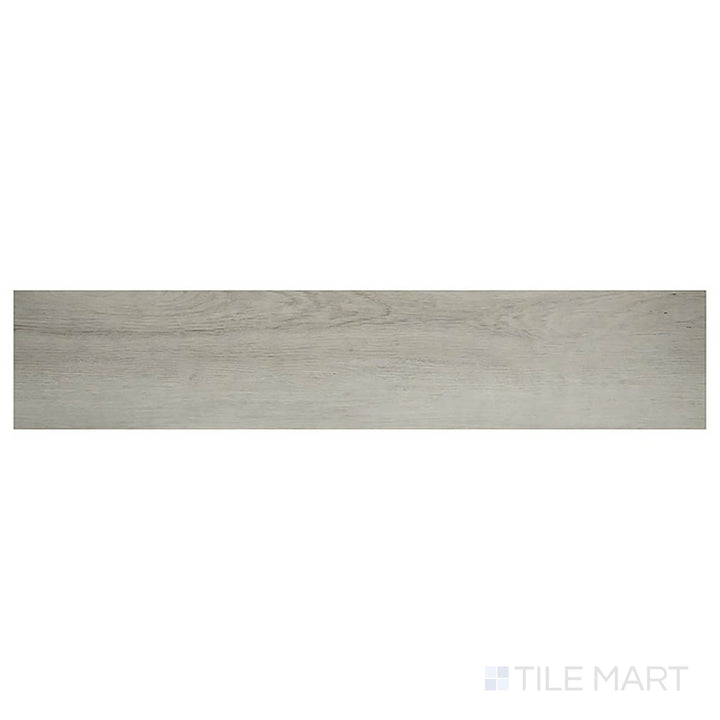 Captured in an overhead shot, Prescott XL Brianka 9x60 low gloss vinyl plank highlights soft beige coloring with clean wood lines.