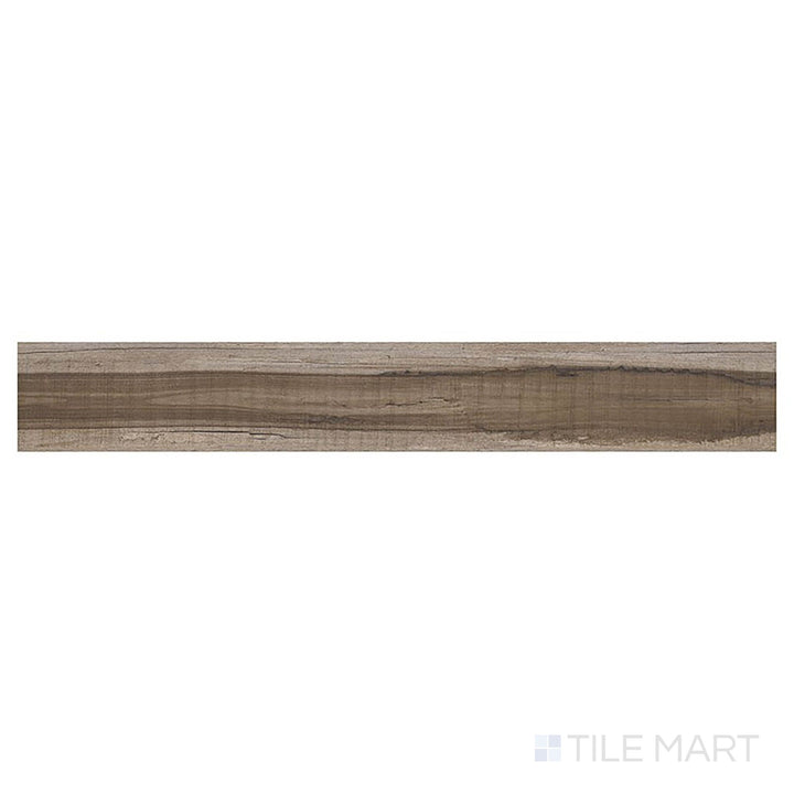 Top-down view of Prescott XL Exotika 9x60 low gloss vinyl plank reveals dramatic tropical wood tones and striking grain detail.