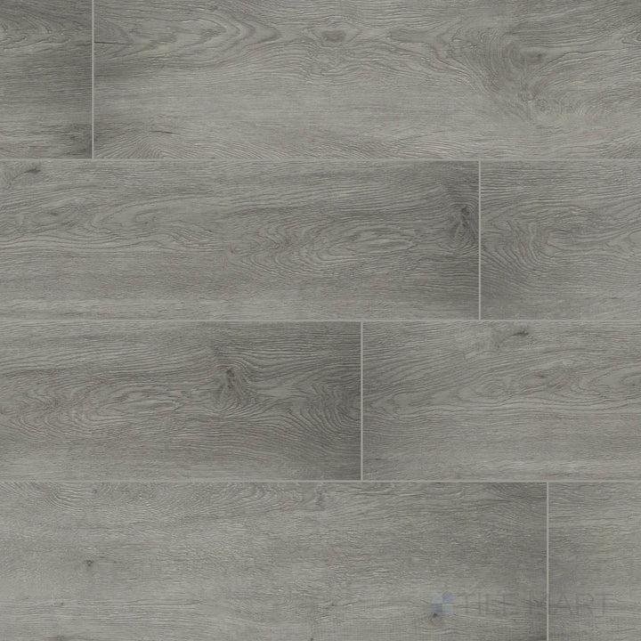 Full view of Prescott XL Grayton 9x60 low gloss luxury vinyl plank – contemporary gray hues in an elongated wood-look format.