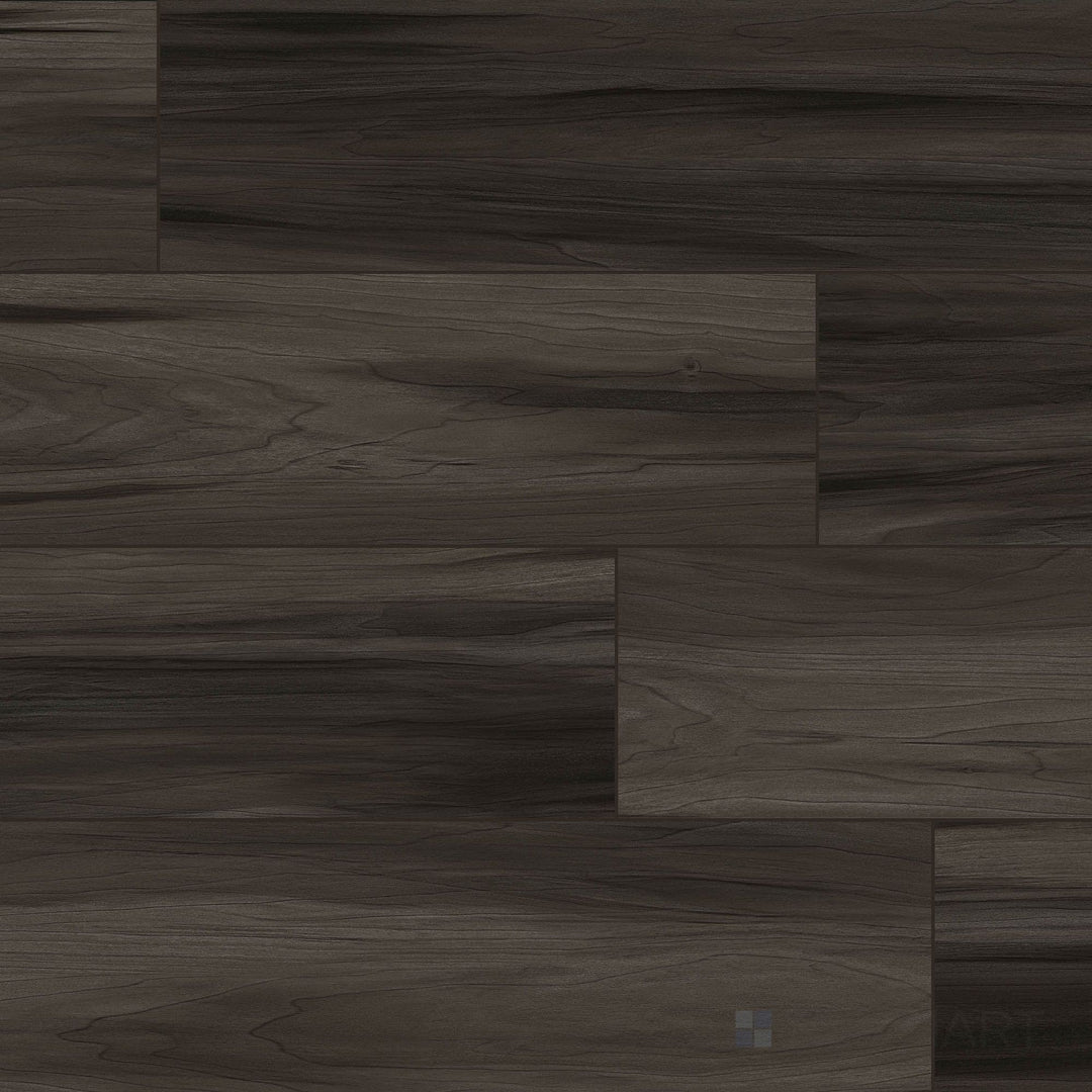 Overview of Prescott XL Jenta 9x60 low gloss luxury vinyl plank – warm, inviting brown tones in an extended wood plank style.