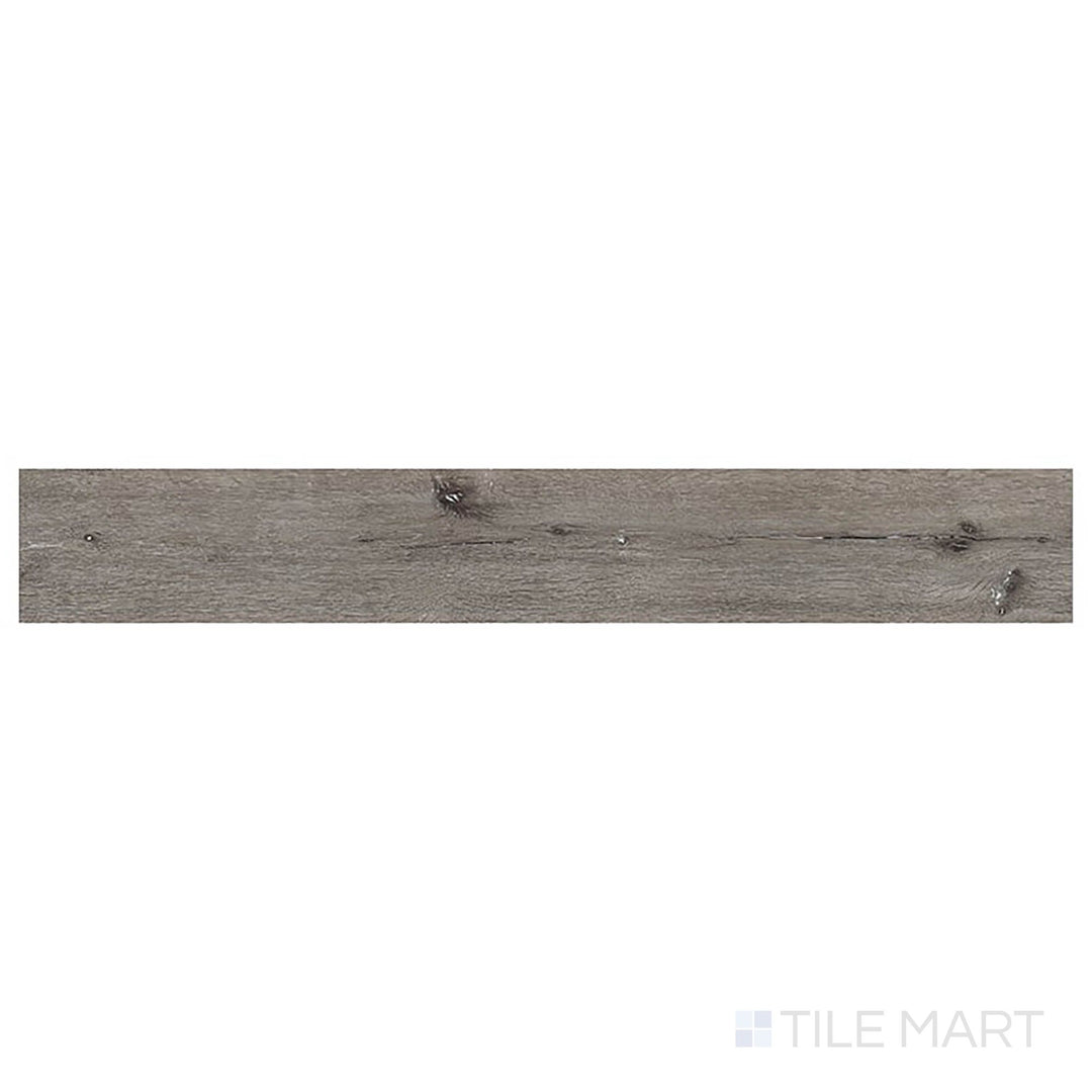 Overhead image of Prescott XL Ludlow 9x60 low gloss vinyl plank highlights rich brown tones and classic wood grain detailing.