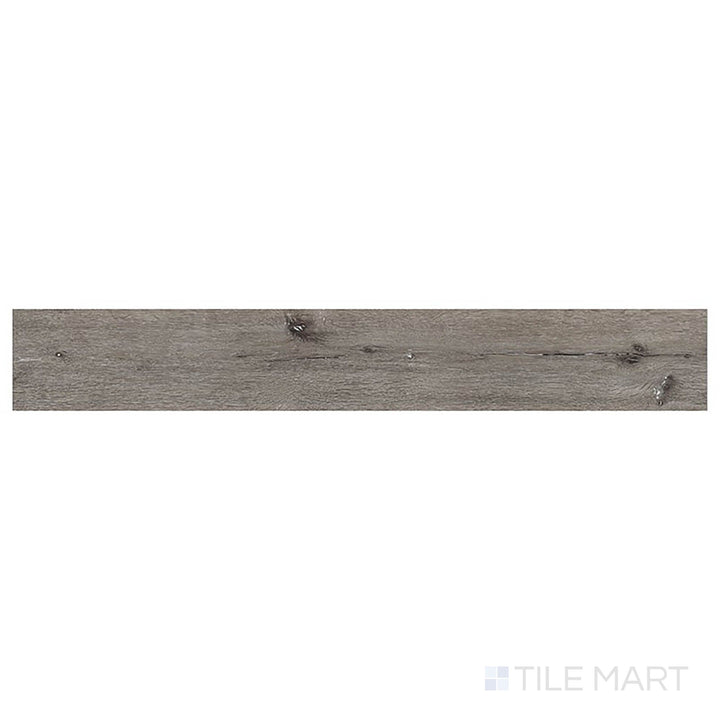 Overhead image of Prescott XL Ludlow 9x60 low gloss vinyl plank highlights rich brown tones and classic wood grain detailing.