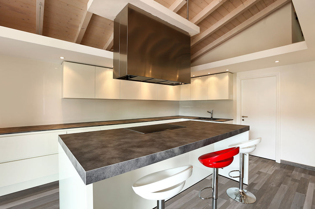 Minimalist setting highlighted by Prescott XL Woburn Abbey 9X60 flooring with rich wood character.