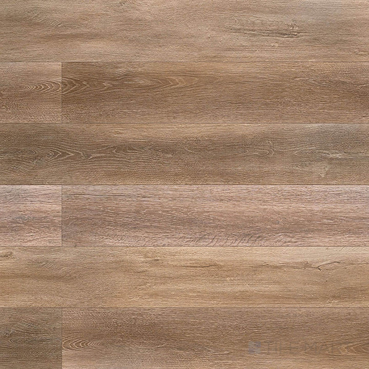 Full view of Smithcliffs Brockton 7x48 low gloss vinyl – warm brown hues with classic wood grain texture.