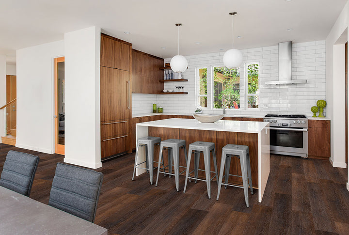 Classic space with Smithcliffs Hillsdale 7X48 flooring setting a serene, wood-inspired tone.