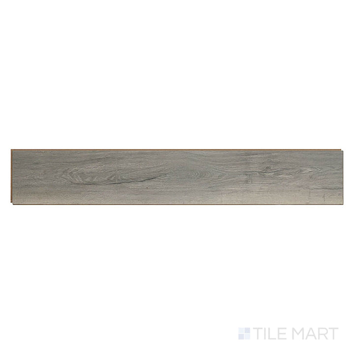 Top-down look at Smithcliffs Malton 7x48 low gloss vinyl plank features neutral brown-gray tones and smooth linear wood patterns.