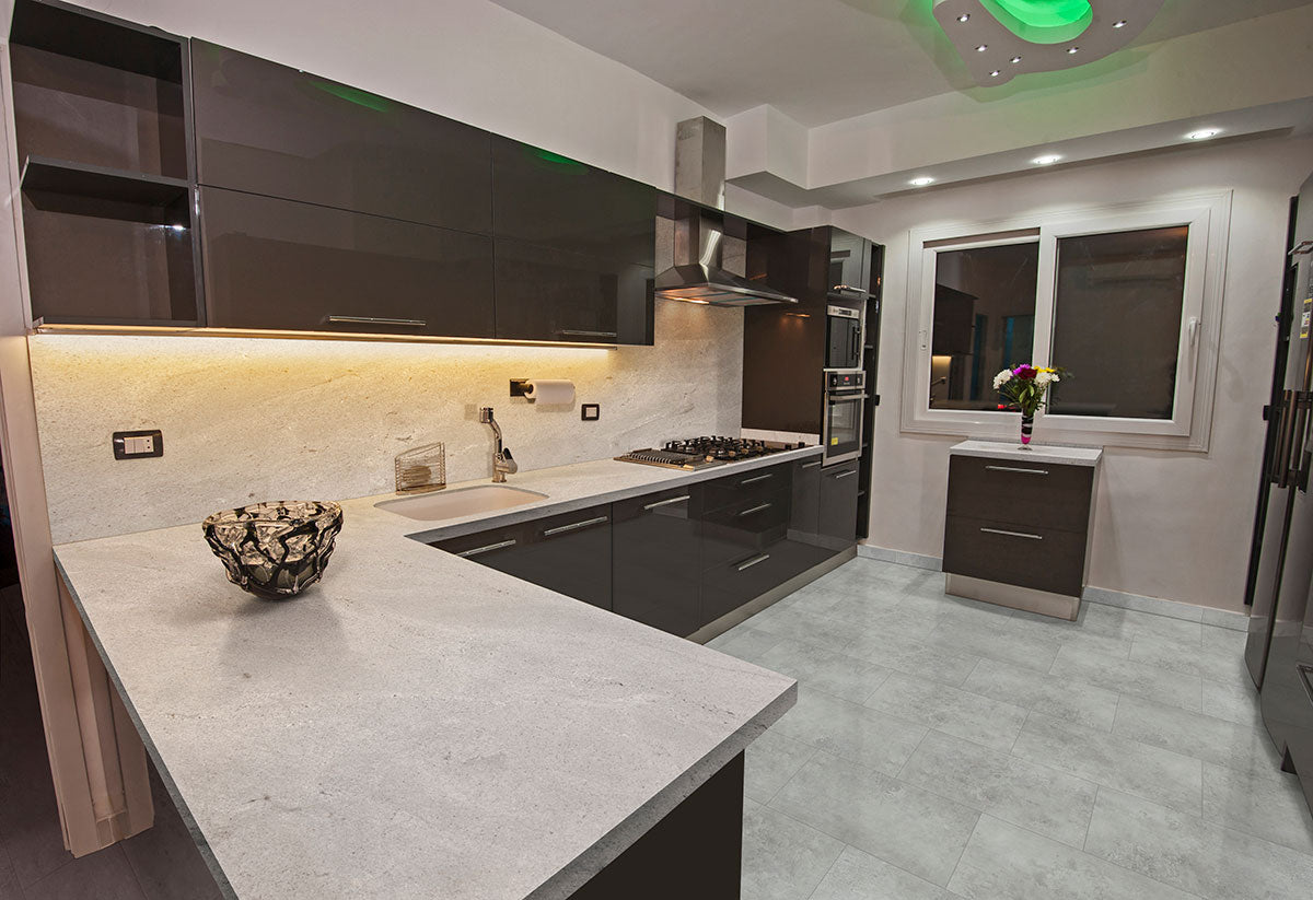 Trecento Mountains Gray 12X24 Low Gloss Rigid Core Luxury Vinyl