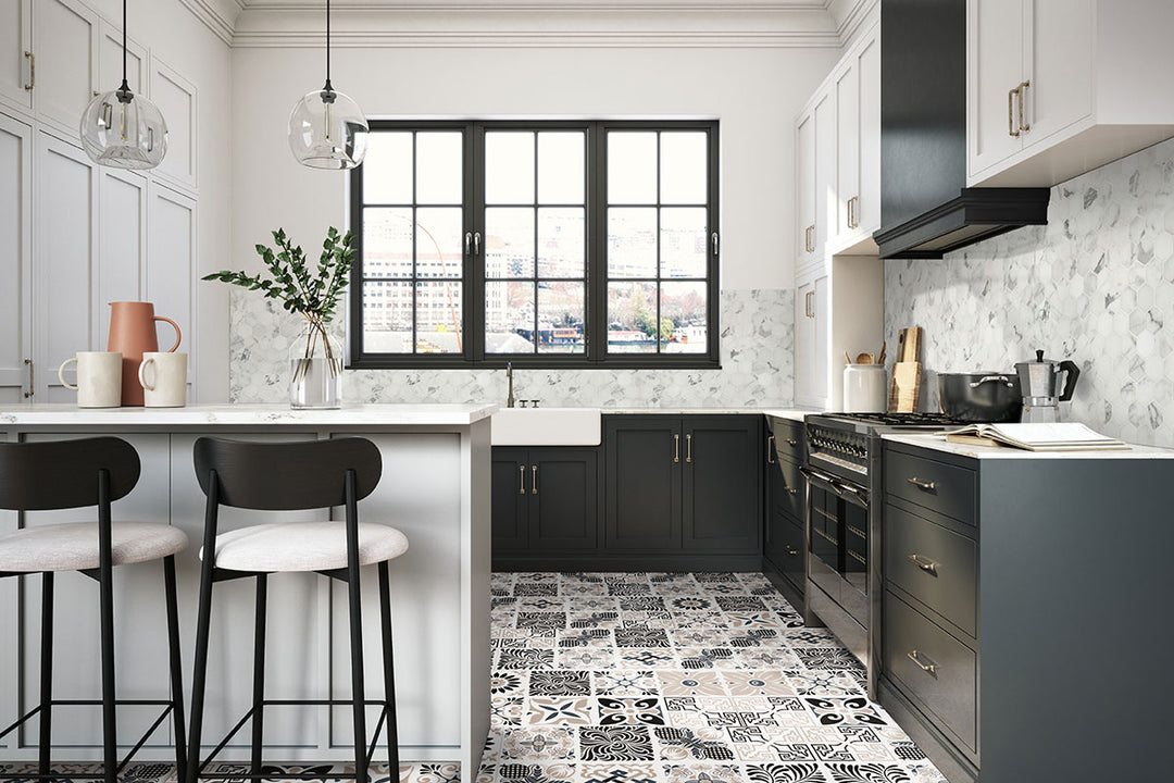 Room interior featuring Trecento Windsor Isle 12X24 Low Gloss Luxury Vinyl Plank flooring.