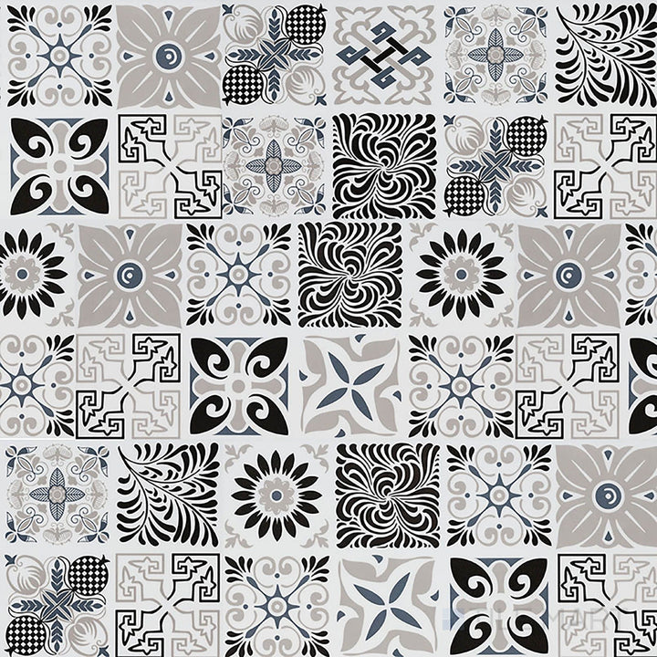 Overview of Trecento Windsor Isle 12x24 low gloss luxury vinyl plank – elegant marble-inspired plank with soft, flowing veining.