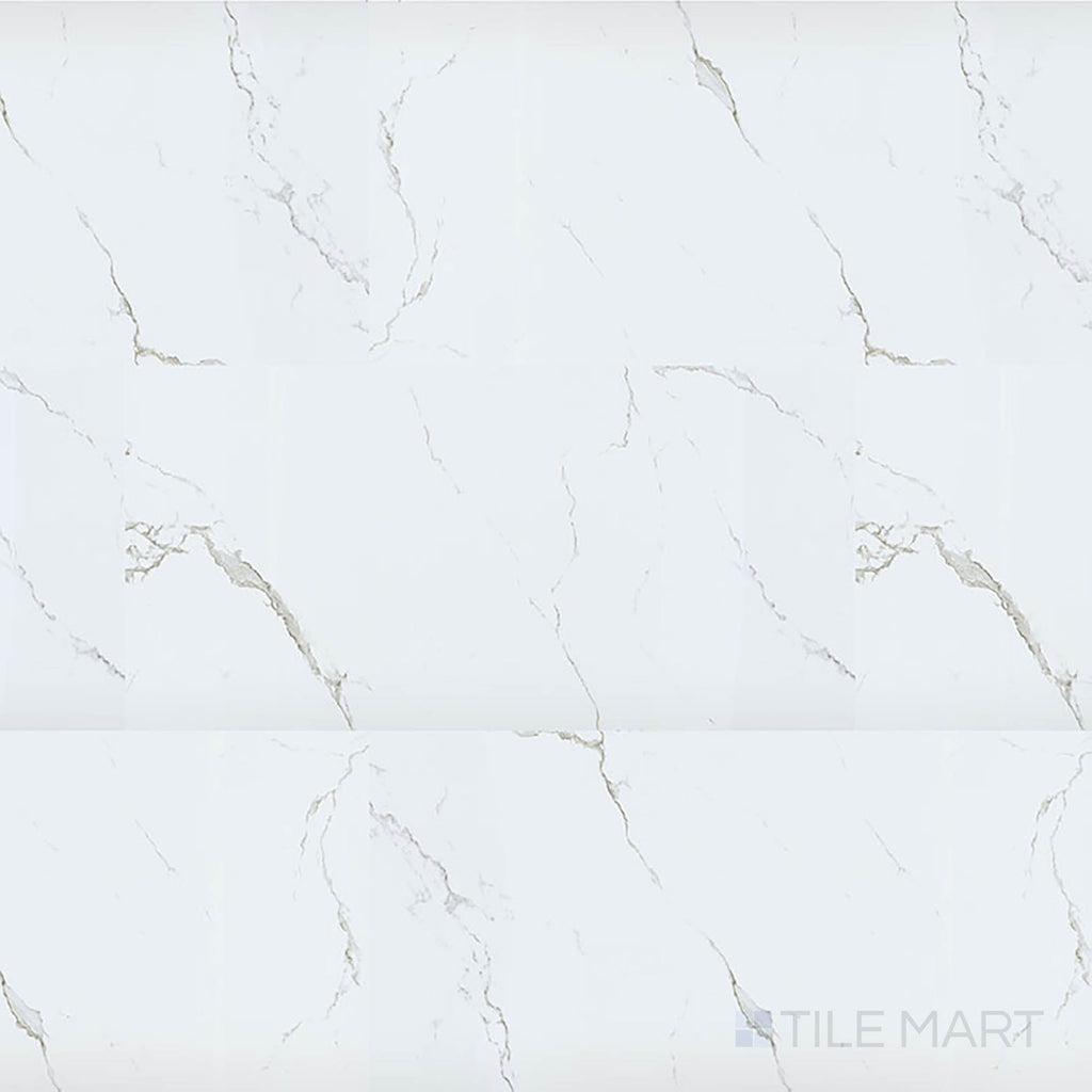Trecento XL Calacatta Serra 18X36 Low Gloss Rigid Core Luxury
