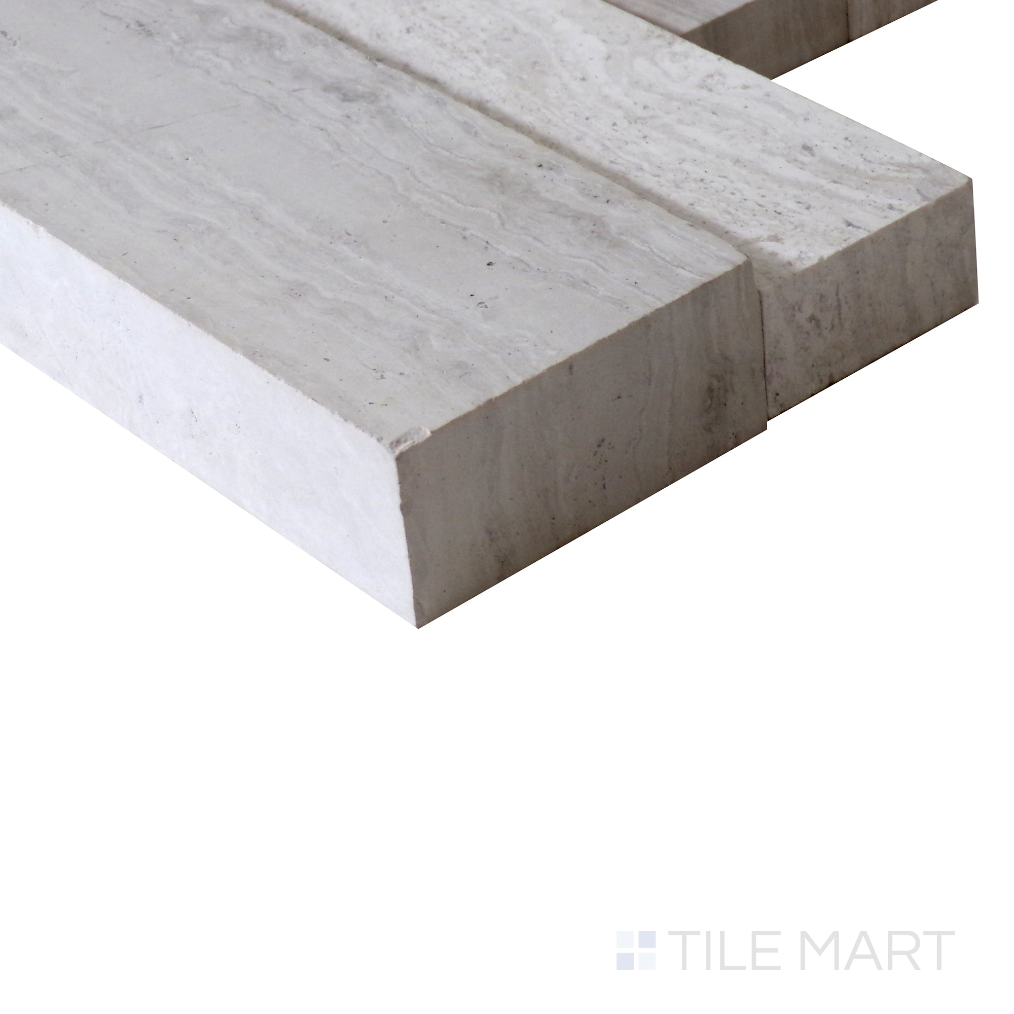 Rockmount White Oak 6X24 3D Stacked Stone Panel Honed Marble Rockmount White Oak 6X24 3D Stacked Stone Panel Honed Marble