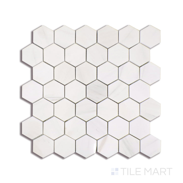 Bianco Dolomite Mosaics Hexagon Marble Mosaic Misc. 0 Polished