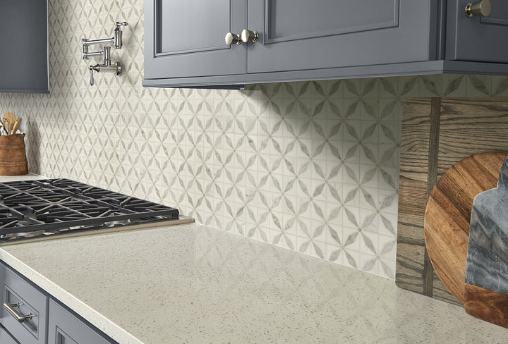 Bianco Dolomite Starlite Polished Mosaic