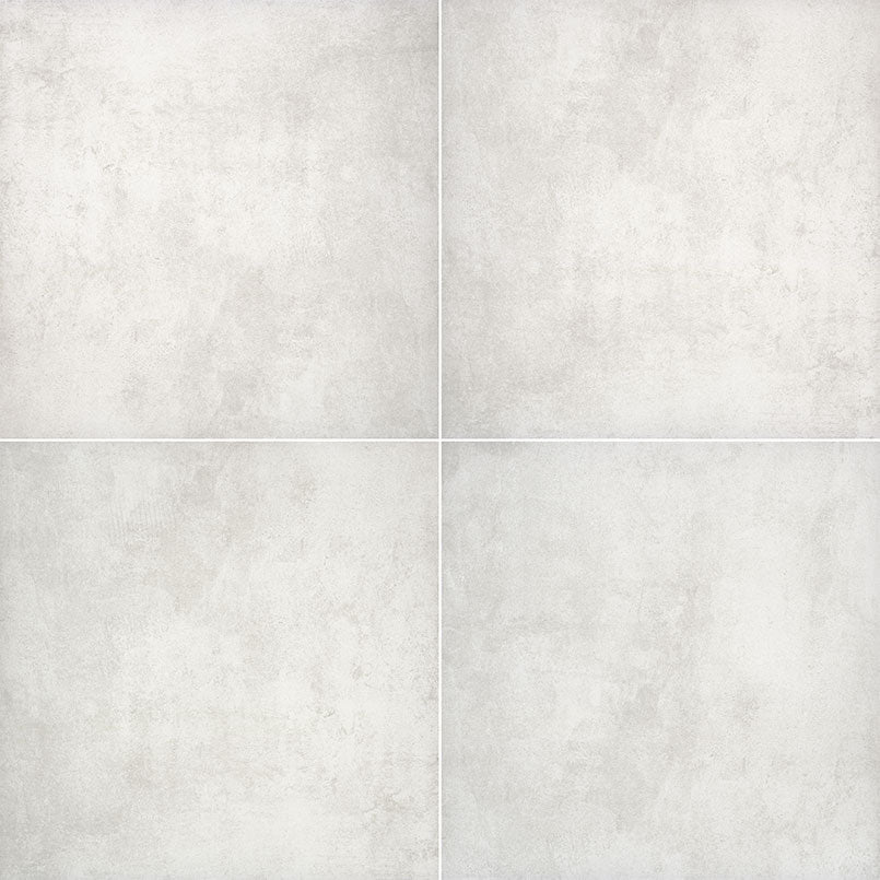 Benton Porcelain Paver 24X24 Blanco Matte