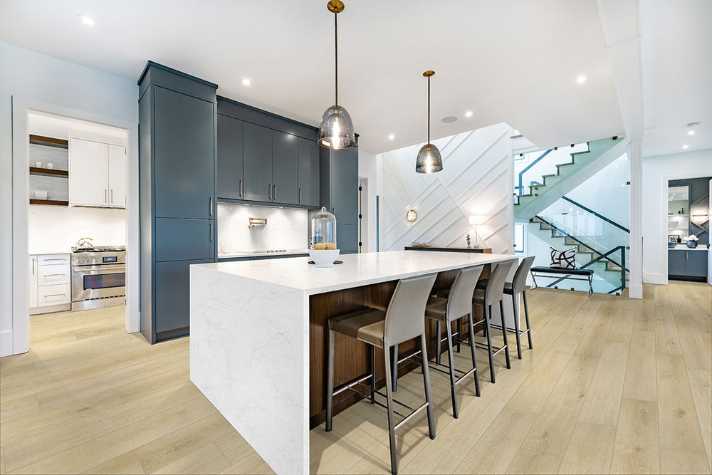 Interior with Smithcliffs Lanston Oak 7X48 Low Gloss Vinyl flooring.