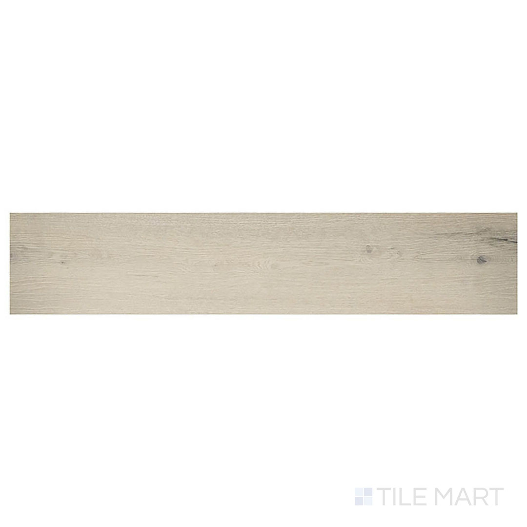 From an overhead view, Cyrus 2.0 Runmill Isle 7x48 low gloss vinyl plank features light natural tones with gentle wood movement.