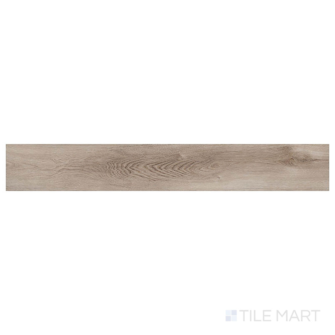 Cyrus 2.0 Whitfield Gray 7x48 low gloss vinyl plank, shown from the top, showcases cool gray wood tones with clean linear grain.