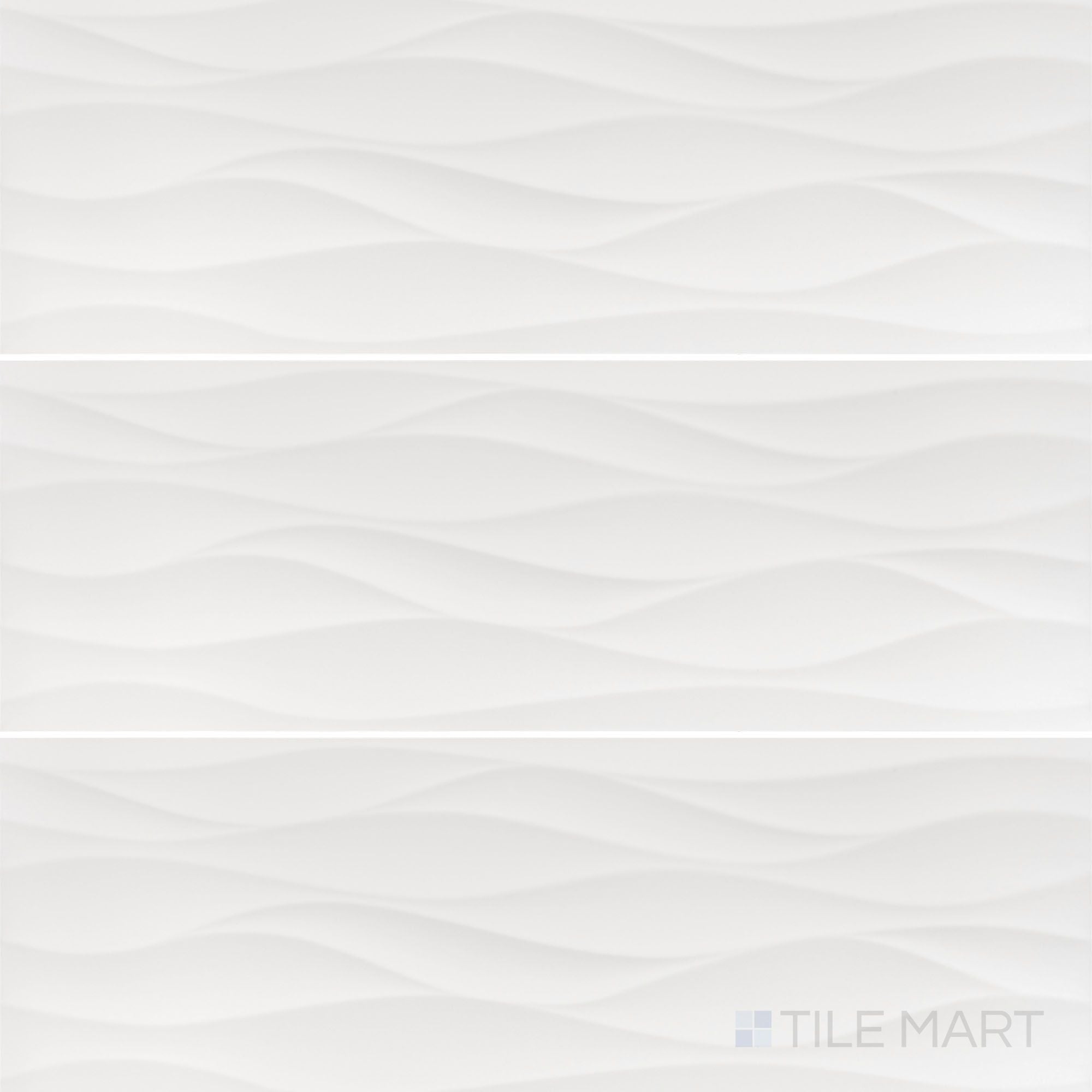 Nuvo Wave 12X36 Satin Ceramic – Tilemart