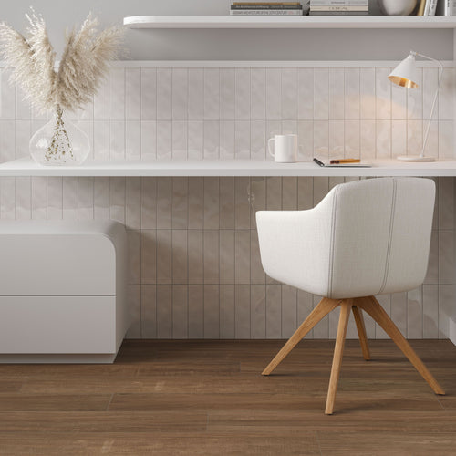 Canvas Yuki White 3X10 Glossy Ceramic