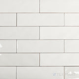Canvas Yuki White 3X10 Glossy Ceramic