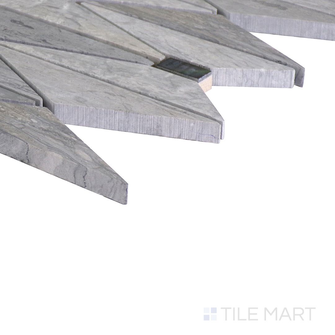 A unique angled shot of the matte white tile, showcasing its understated elegance and smooth finish.