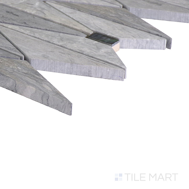 A unique angled shot of the matte white tile, showcasing its understated elegance and smooth finish.