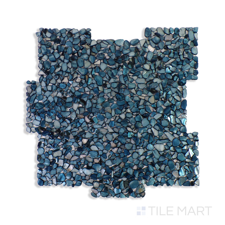 A bold indigo blue ceramic tile with a glossy finish, perfect for making a striking statement in modern interiors.