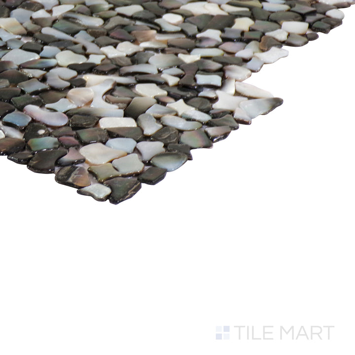 A close-up angled view of the matte white tile from the Salt Matte series, highlighting its subtle texture and smooth finish.