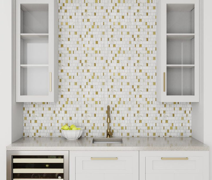 Dazzle Bravado Gold Polished Mosaic