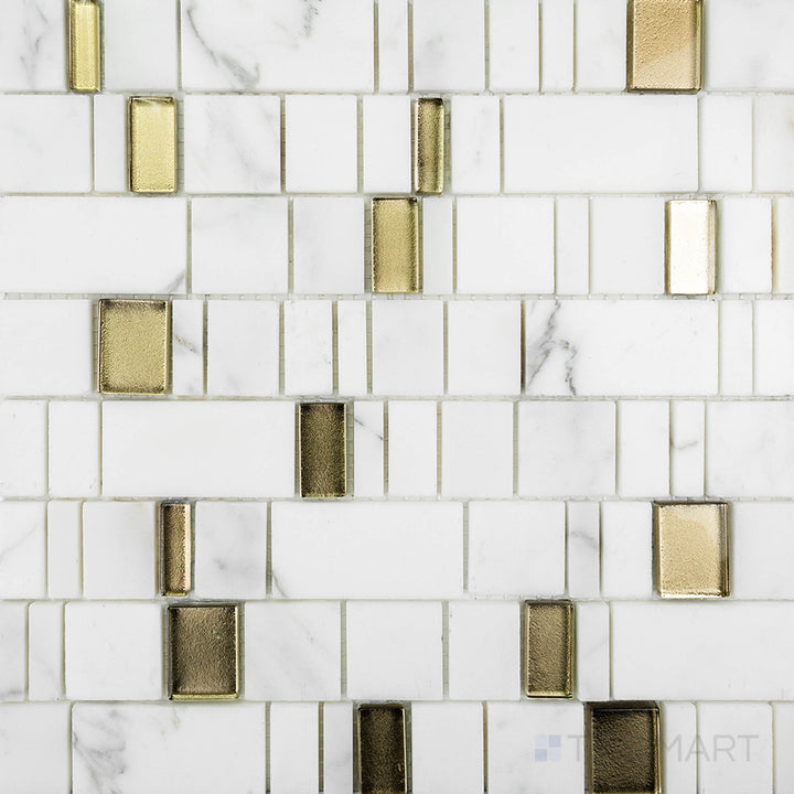 Dazzle Bravado Gold Polished Mosaic