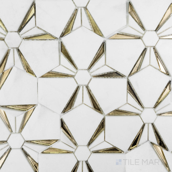 Dazzle Kaleidoscope Gold Polished Mosaic