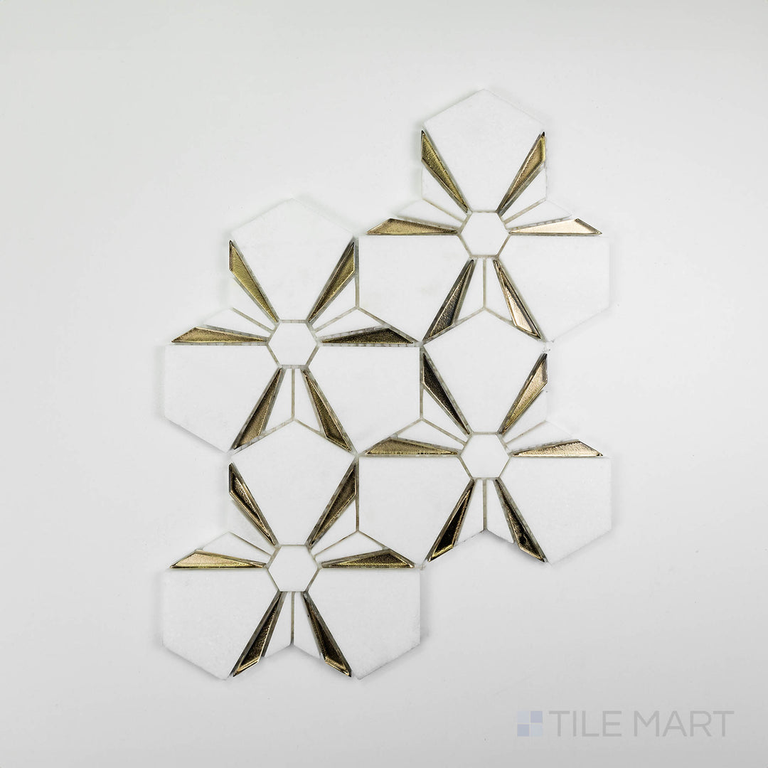 An angled shot of the beige tile, highlighting its neutral tones and refined surface texture.