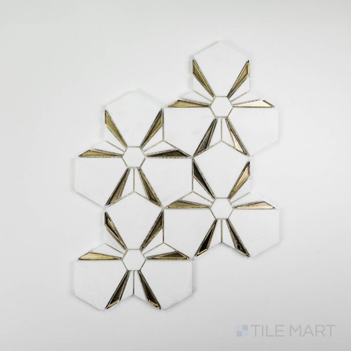 An angled shot of the beige tile, highlighting its neutral tones and refined surface texture.