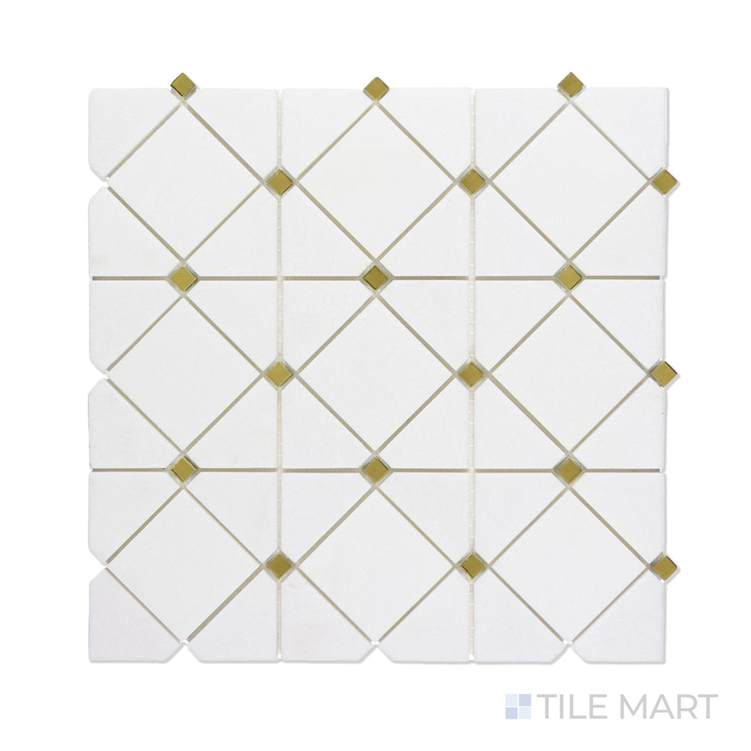 Dazzle Limelight Gold Honed Mosaic