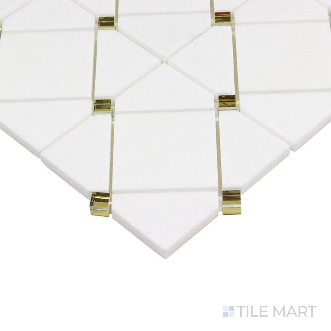 Dazzle Limelight Gold Honed Mosaic