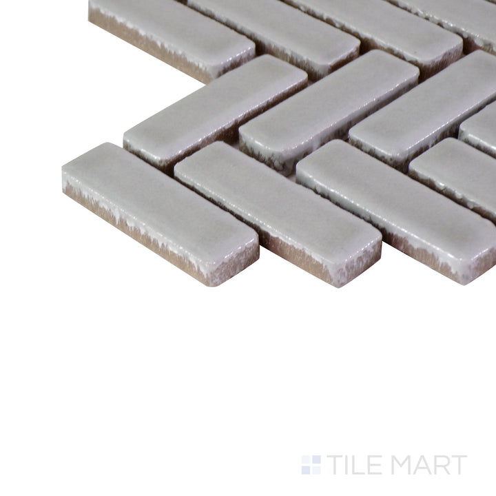 A corner perspective on the matte white tile, displaying its smooth surface and durable, well-crafted material.
