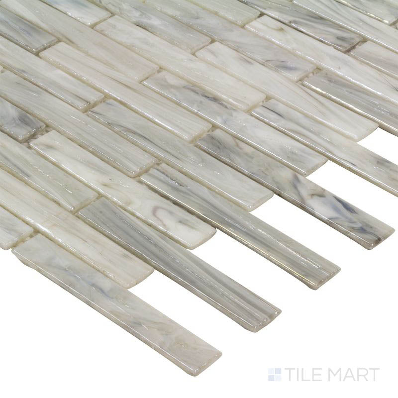 A close-up of the matte white tile's corner, showing its refined edges and robust material thickness.