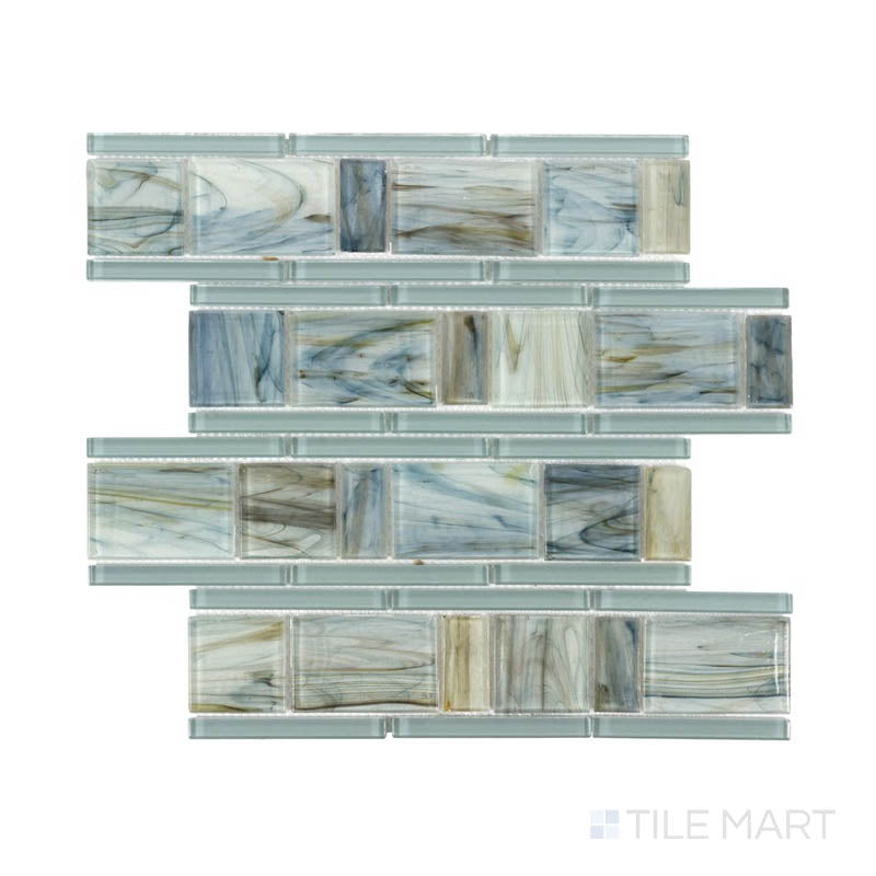 Glassique Interlude Linear Lagoon Glossy Mosaic