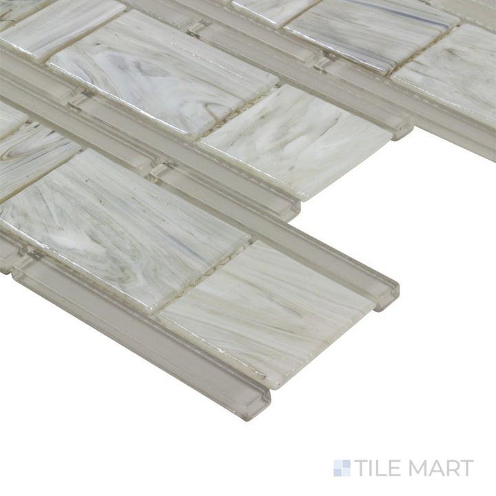 Corner angle revealing the dark gray and black tile's material and durable thickness, perfect for modern spaces.