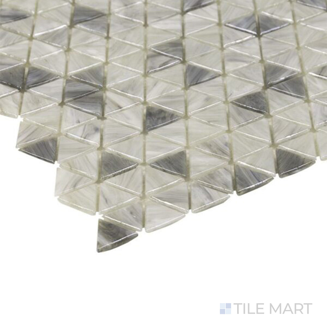 A corner perspective on the matte white tile, displaying its smooth surface and durable, well-crafted material.
