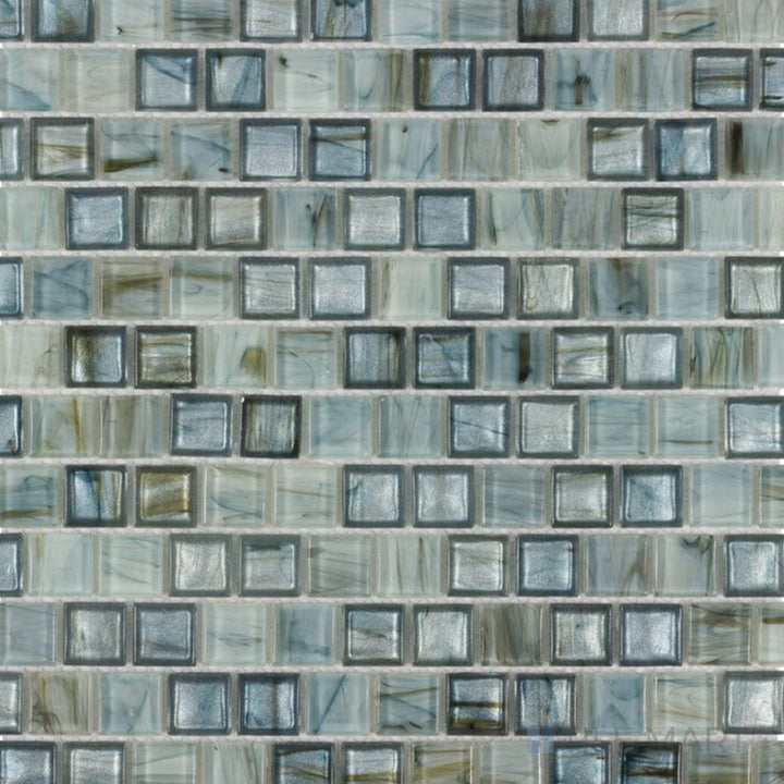 Glassique Rhapsody Square Lagoon Glossy Mosaic