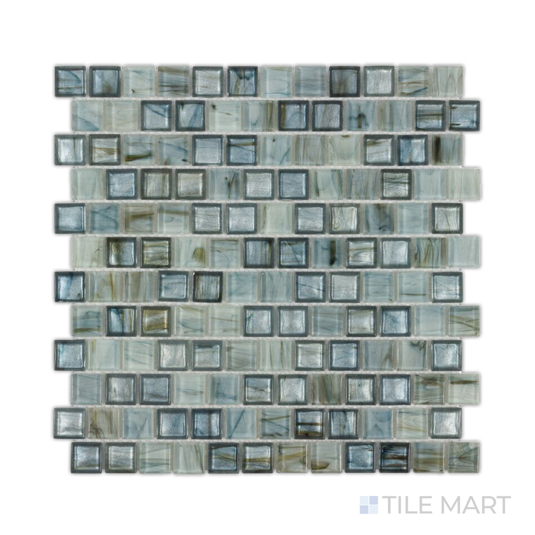 Glassique Rhapsody Square Lagoon Glossy Mosaic