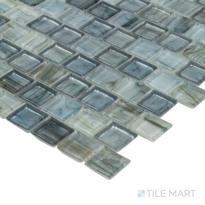 Glassique Rhapsody Square Lagoon Glossy Mosaic