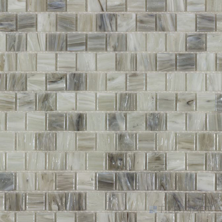 Glassique Rhapsody Square Sepia Glossy Mosaic