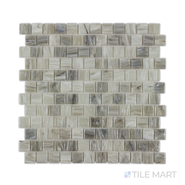 Glassique Rhapsody Square Sepia Glossy Mosaic