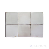 Moroccan Habitat Canvas 4X4 Glossy Ceramic Tile
