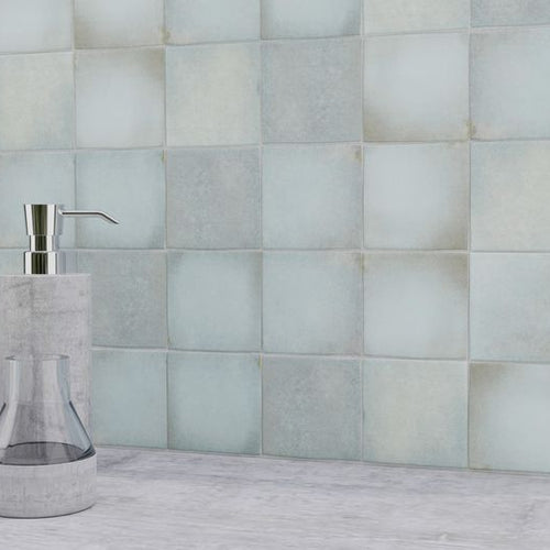Moroccan Habitat Misty 4X4 Glossy Ceramic Tile