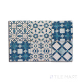 Moroccan Habitat Azure 4X4 Matte Ceramic Tile