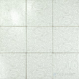 On The Edge Silver 5X5 Glossy Ceramic Tile