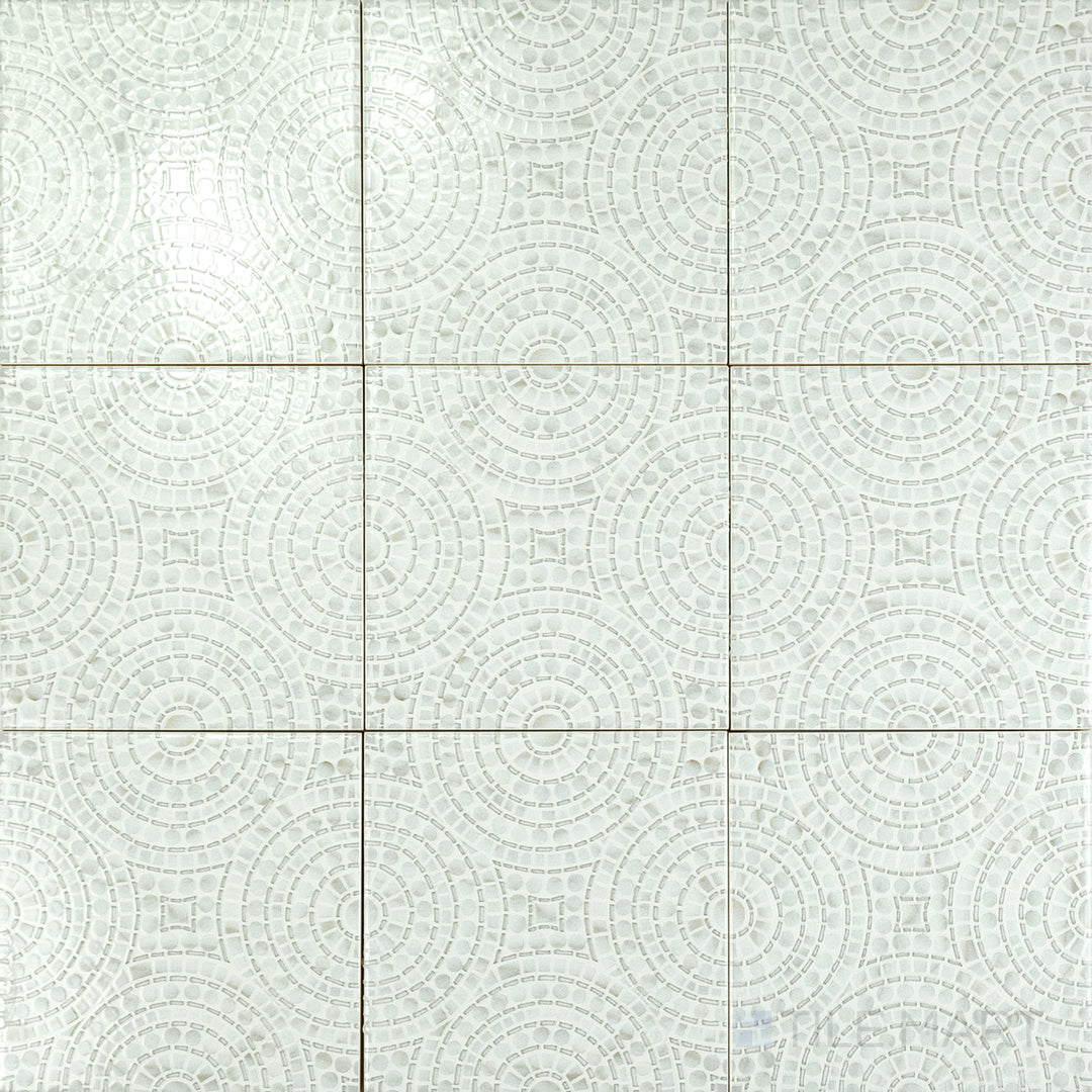 A ceramic tile with a soft blend of beige and tan tones, offering a refined matte surface ideal for subtle, natural designs.